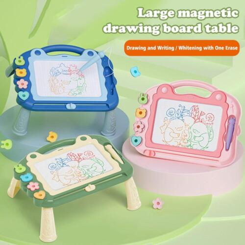Kids Drawing Board Magnetic Writing Sketch Pad Erasable Magna Doodle Toys - Picture 1 of 17