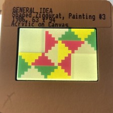 General Idea-Jorge Zontal, AA Bronson, Felix Partz “Ziggurat ” 35mm Art Slide