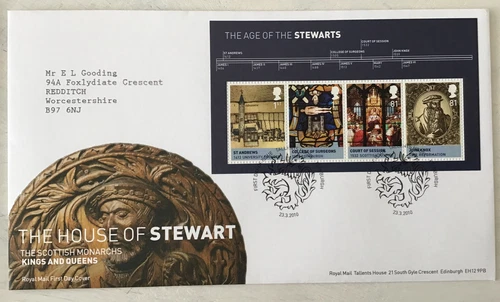 GB QEII 2010 The Age of the Stewarts Minsheet RMFDC Tallents House Edinburgh SHS