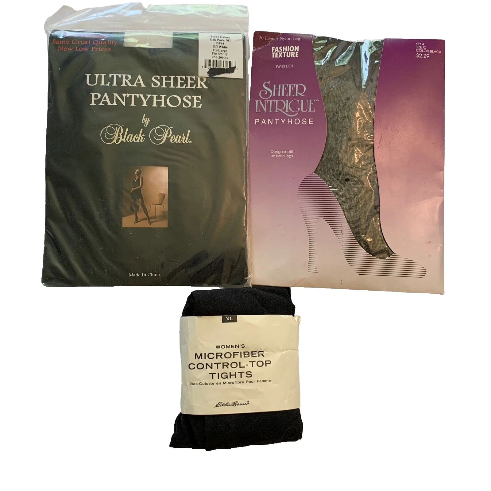 Business 1990s Vintage Pantimedias y medias para Mujeres