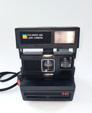 Vintage Polaroid 600 Land Came - 640 Series Black - UNTESTED