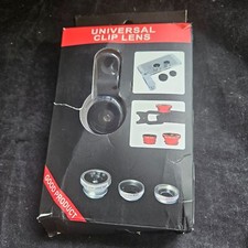 Universal Mobile Phone Camera Lens Kit Set Clip Macro- Fish eye- 14053 