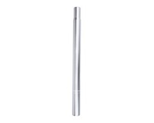 ABSOLUTE 25.0 OUTER DIAMETER BICYCLE ALLOY SEATPOST PILAR 350MM LONG IN SILVER.