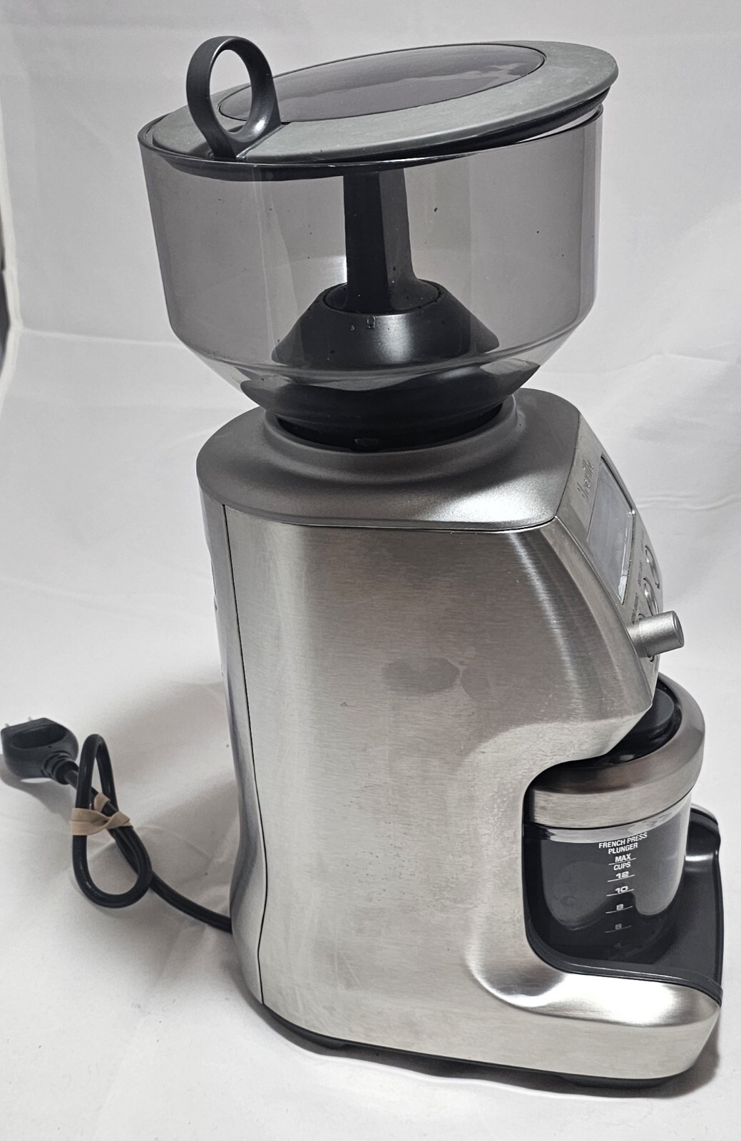 Breville The Smart Coffee Grinder Pro Model BCG820BSSXL Used W/Manual