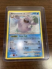 ABOMASNOW 12/100 - RARE Pokemon Card Stormfront Set - LP GREAT Condition!