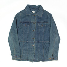 Vintage Giacca Womens Jacket Blue 90s Denim M