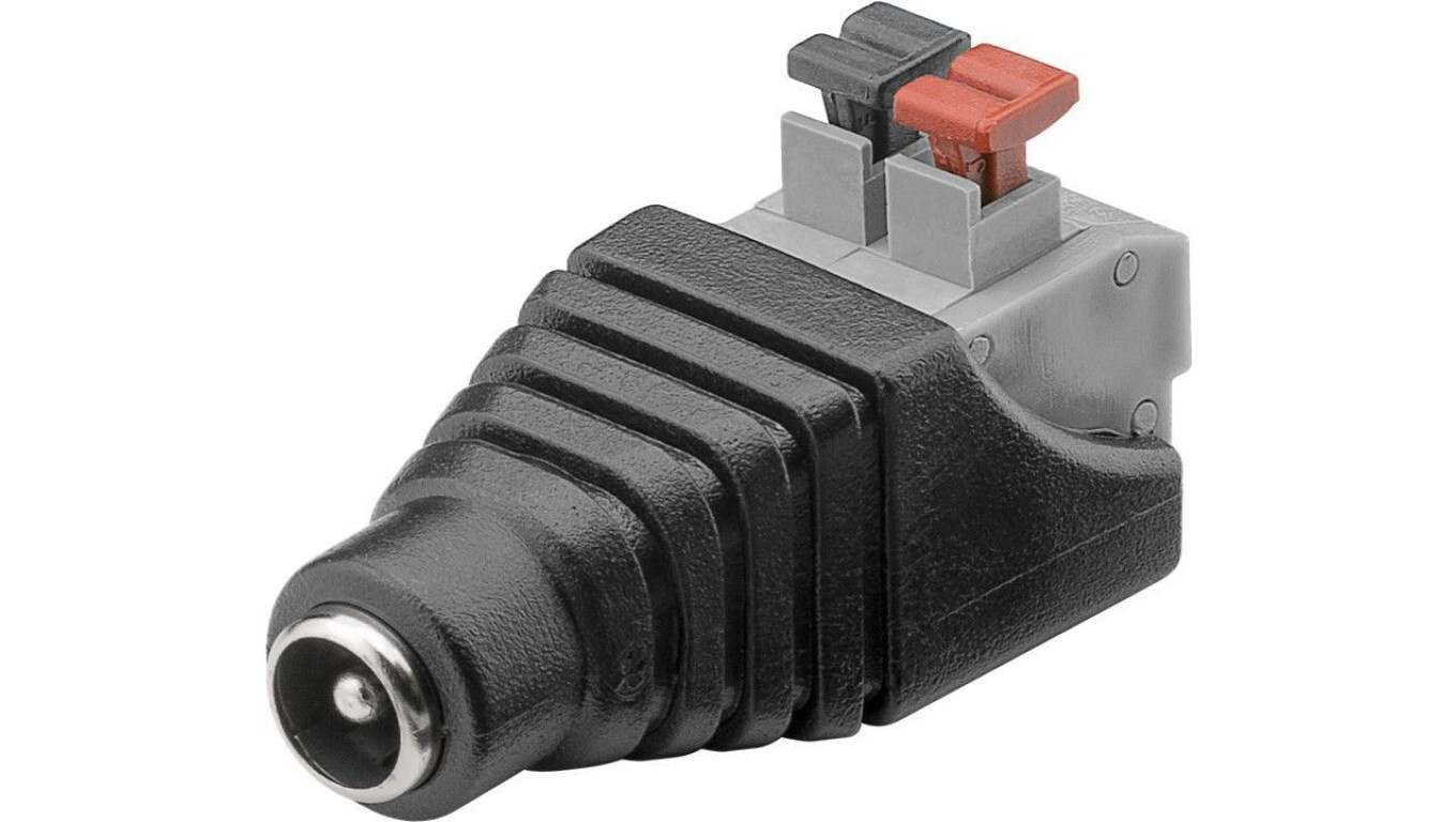 DC socket (5.50 x 2.10mm) - push-down clamping 76749 / 10pcs / /T2UK