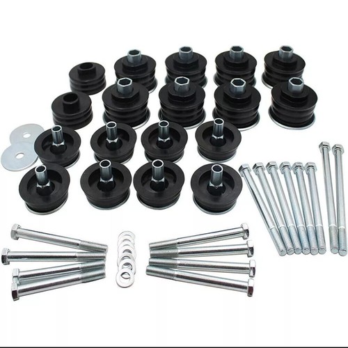 For 08-16 Ford F250 F350 Body Cab Mount Bushing Kit Super Duty 2WD 4WDKF04060BK
