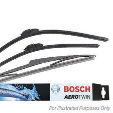 Fits Porsche Cayenne 9PA SUV Bosch Aerotwin Front & Rear Windscreen Wiper Blades