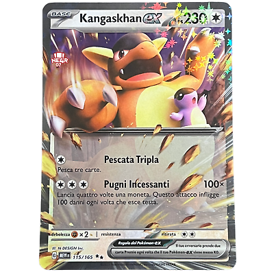 Pokemon TCG 151 Kangaskhan EX Holo Foil Rare - Brand New – CPJCollectibles