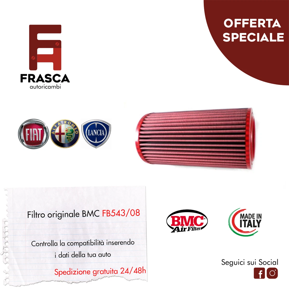 KIT ASPIRAZIONE FILTRO Aria A Cono Rosso Ramair Per Ford Mustang 2.3 EcoBoost EUR 221,67 - IT - Foto 8