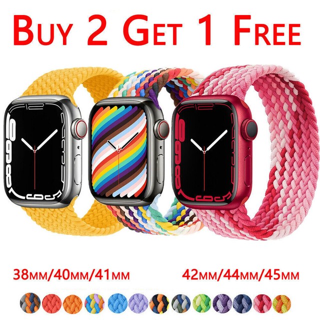 Armband Watch Bnad Strap Geflochtenes Solo Loop für Apple iWatch 7 6 5 4 3 SE Armband Watch Bnad Strap Geflochtenes Solo Loop für Apple iWatch 7 6 5 4 3 SE