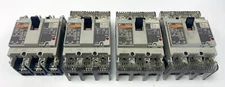 [Lot of 4!] FUJI BW50RAGU-3P003, 3 AMP, 3-POLE CIRCUIT BREAKERS