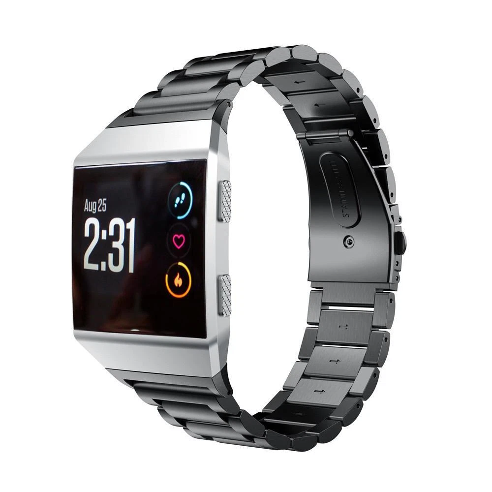 Replacement Link Metal Band for Fitbit Ionic Secure Strap UK