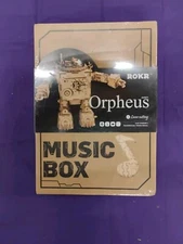 Orpheus Steampunk Robot Music Box 3D Wooden Puzzle AM601 Laser Cut AM601