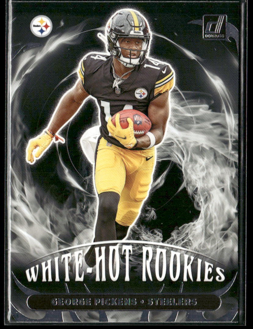 George Pickens 2022 Donruss White Hot Rookies #WHR-8 - Pittsburgh Steelers