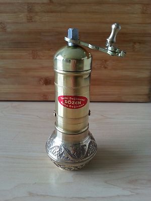 Turkish SOZEN Handmade Brass Coffee Espresso Grinder Mill Ball 16cm 6.30''