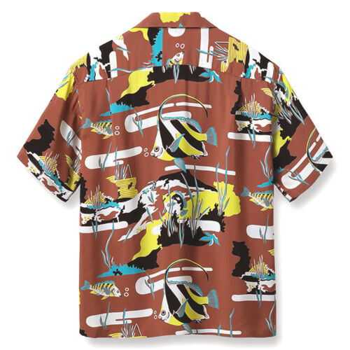 "SUN SURF RAYÓN S/S 2023SS ""IDOL MORISCO"" Estilo No. SS39029 ALOHA HAWAIANO NUEVO - Imagen 2 de 12