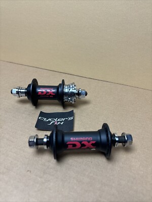 NOS Shimano DX MX66 36H Cassette Hub Set Race BMX Fit: GT Redline