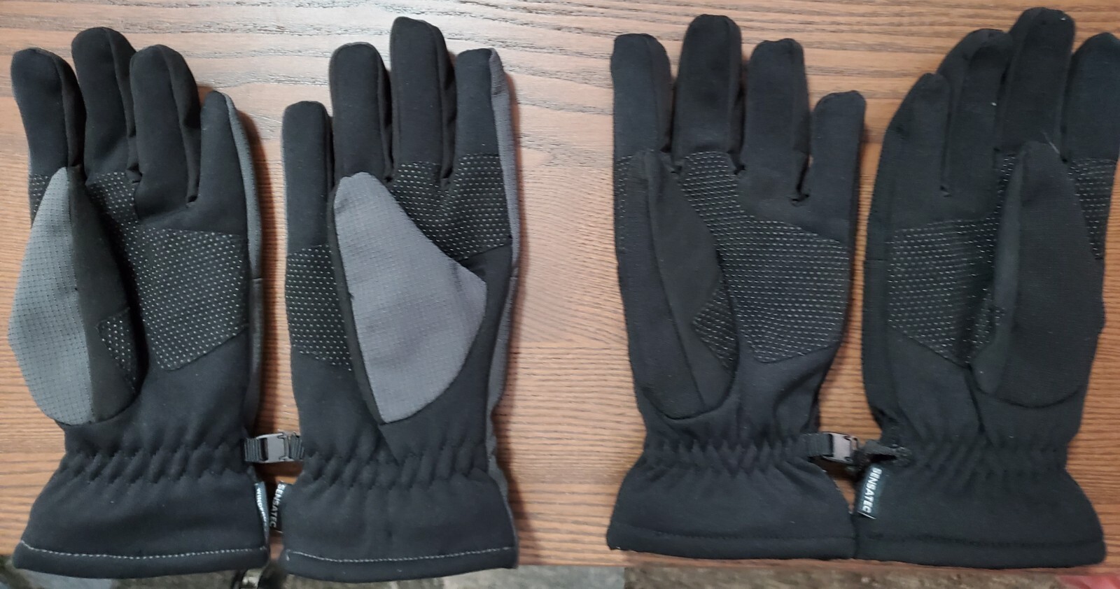 HEAD Men's Waterproof Hybrid Gloves Black or Gray Colors Size SMALL