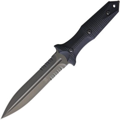 Bastinelli Creations Grozo Fixed Blade Serrated Knife 214S