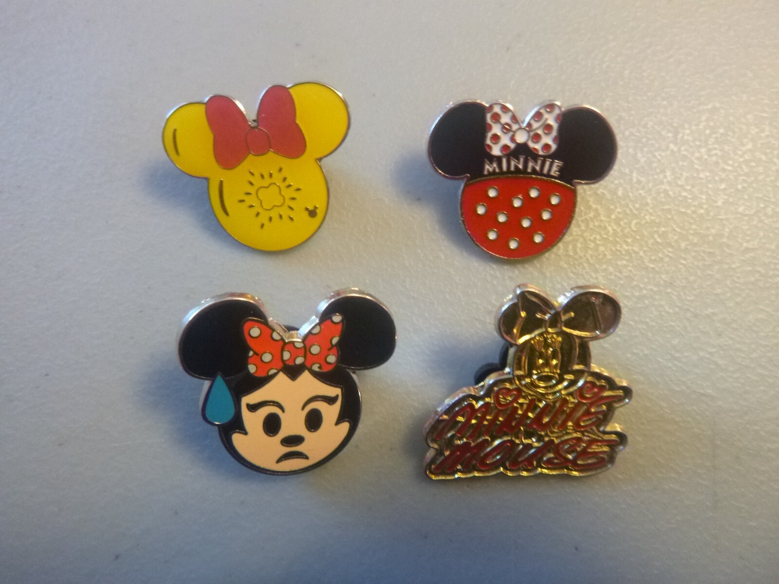 Disney Pins -Group of 4 different Minnie Mouse Pins