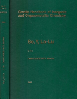 Sc, Y, La-Lu - Rare Earth Elements - Gmelin Handbook of Inorganic Chemistry