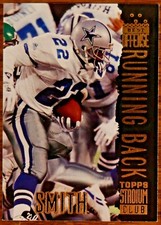 1994 Stadium Club #110 Emmitt Smith BO Best Offense Dallas Cowboys