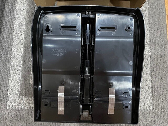Solaris Paper LoCor Wall-Mount 4 Roll Paper Towel Dispenser, Black D67053-A