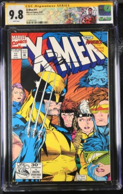 X-MEN #11 CGC 9.8 SS Signed Jim Lee! Last Jim Lee Issue   Custom Label Hot  