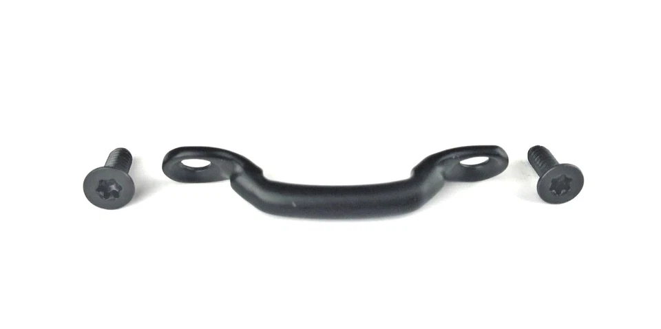 Footman Loop Door Strap Bracket & Screws Fits 1941-2006 JEEP CJ YJ TJ LJ - Image 3 of 3