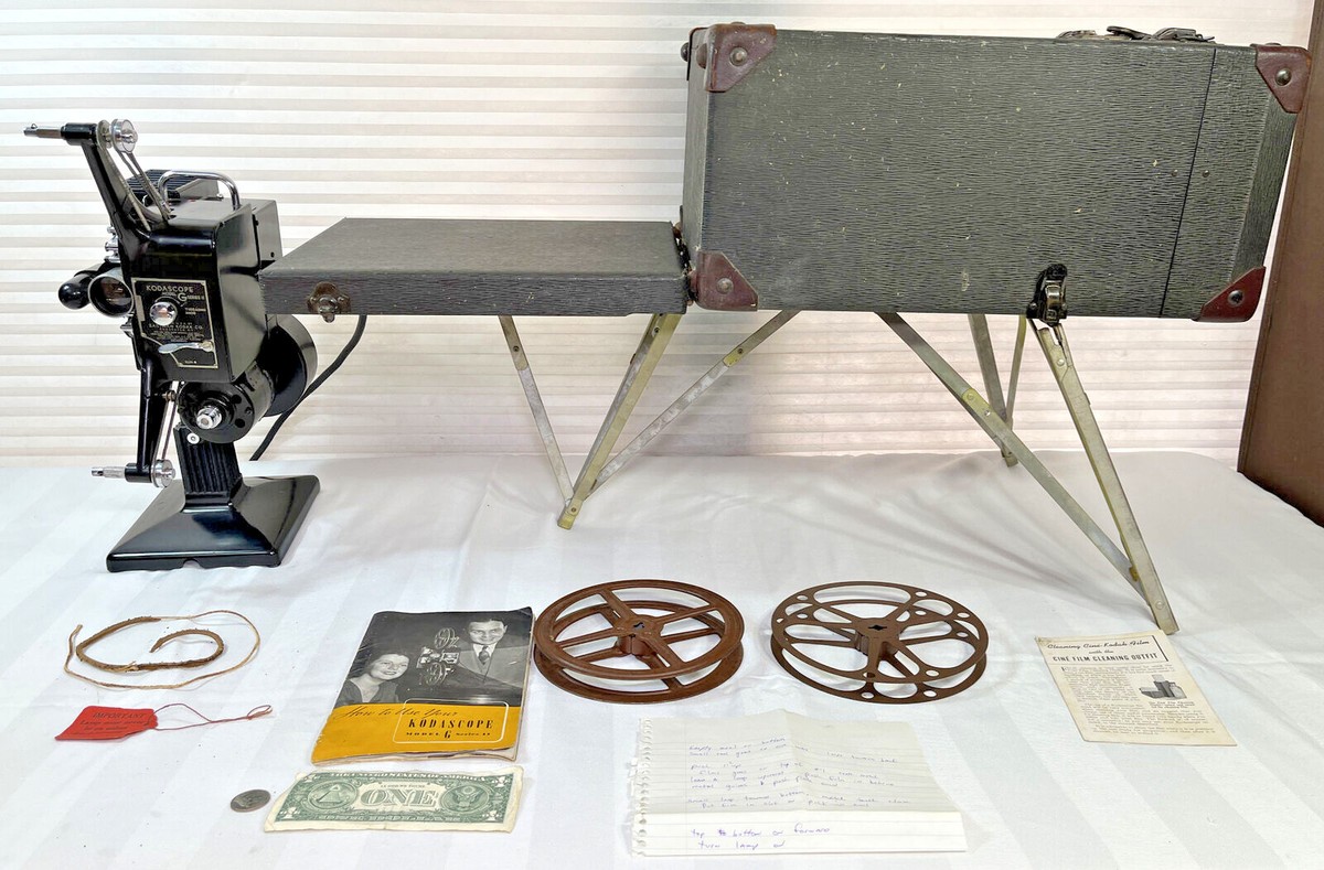1948 vintage original color ad Kodak Kodaslide Projector Master Model