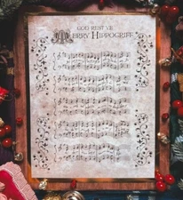 Wizarding Trunk Magical Winter Box God Rest Ye Merry Hippogriff Sheet Music NEW