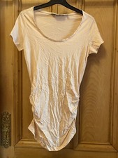 New Look Maternity Tshirt Size 10 Cream