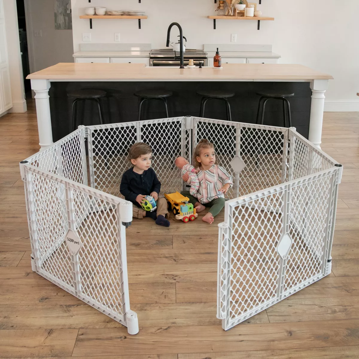 Baby plastic cheap fence playpen