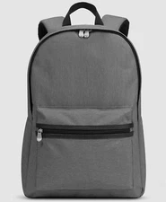 $100 Solo Blankslate Gray Shoulder Backpack Work Travel Gym Bag School Bookbag