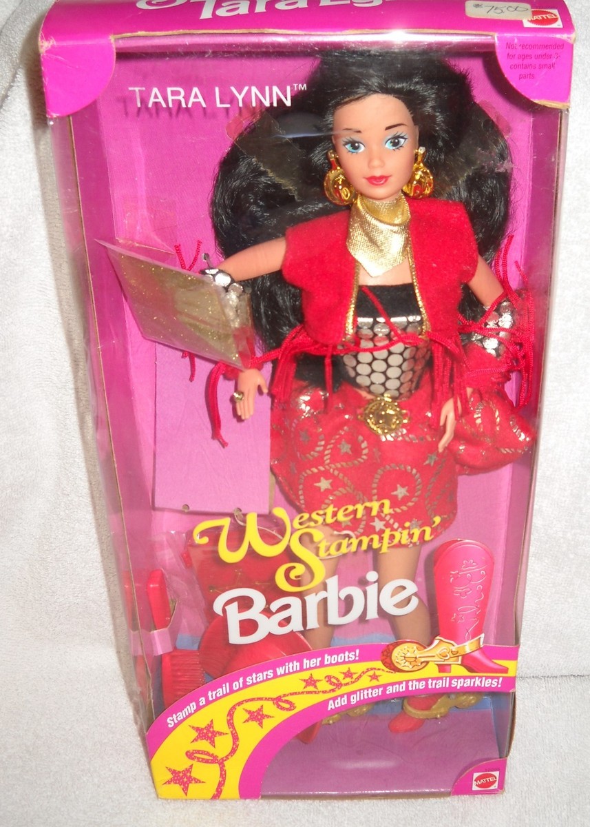 11162 NRFB Vintage Mattel Western Stampin Tara Lynn (Barbie) Doll
