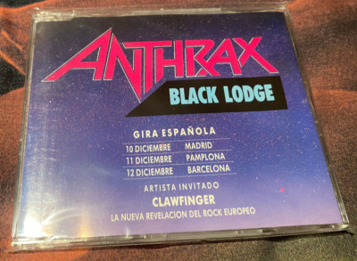 ANTHRAX BLACK LODGE SINGLE PROMO SPAIN RARE LIVE                            2024