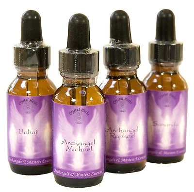 CRYSTAL HERBS 30ml Erzengel & Aufgestiegene Meister Essenz Sprays - Wählen Sie Ihre Helfer
