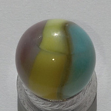 RARE - Early Type 2 Vitro Agate Tiger Eye II Patch Ribbon Pastels SCARCE 