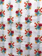 Pioneer Woman Fabric Petal Party 100 Cotton 1 yard x 44 in. Floral Polka Dot