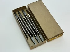 Irwin Tools USA (NOS NEW) 6pc No. 700 Brace Bit Screw Drivers, 1/2” Size w/ Box