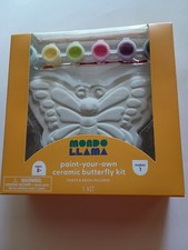Mondo Llama Paint-Your-Own Ceramic Butterfly Kit with Paints  Brush IncludedNEW