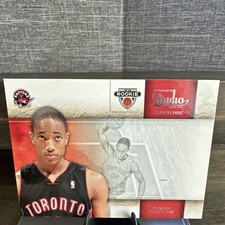 Panini 2009-10 Studio DeMar DeRozan Rookie #148 Toronto Raptors NBA Card. rookie card picture