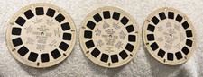3 reel set, 1950 View-Master Mother Goose Rhymes -MG 1-3 1M vtg