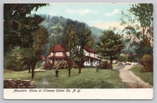 Mountain Home At Oliverea Ulster County New York Postcard