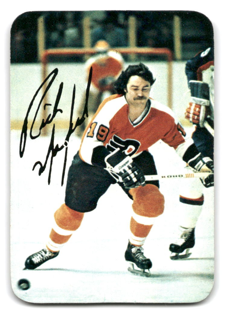 Rick MacLeish 1977-78 Topps #9 Philadelphia Flyers Glossy Inserts Round Corners
