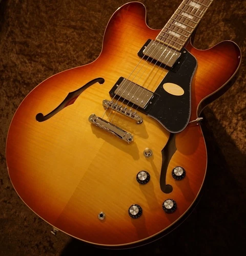 Epiphone NEW ES-335 Figured Raspberry Tea Burst #24051511348 3.63kg