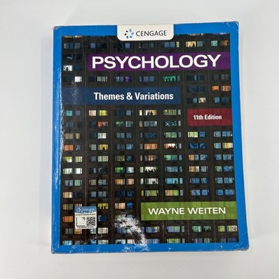Mindtap Course List Ser.: Psychology : Themes and Variations by Wayne Weiten...