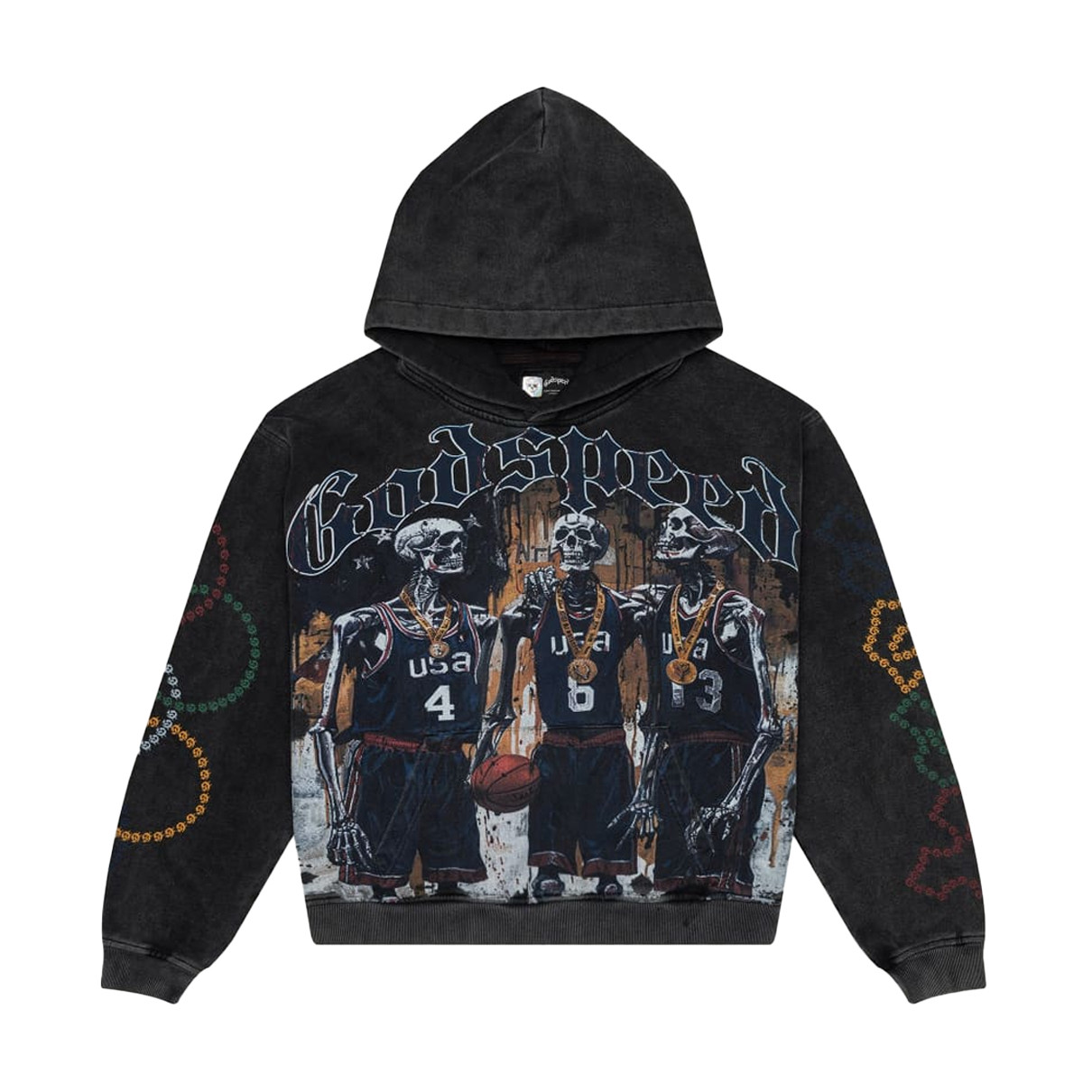 Толстовка с капюшоном Godspeed Dreamteam 24 Мужская черная DREAMTEAM 24-ТОЛСТОВКА С капюшоном 46990₽